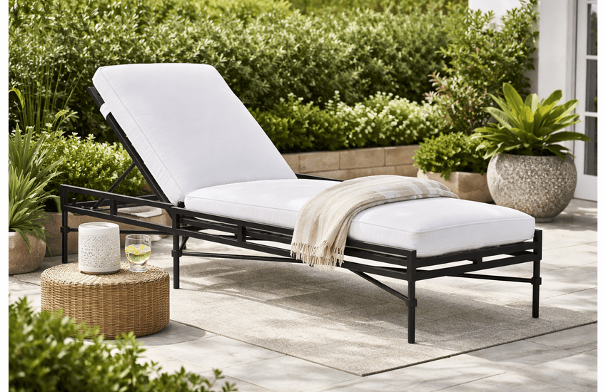 Lane Venture Langham Aluminum Adjustable Chaise Lounge