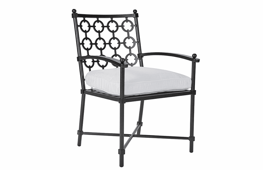 Lane Venture Langham Aluminum Dining Arm Chair