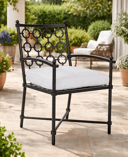Lane Venture Langham Aluminum Dining Arm Chair