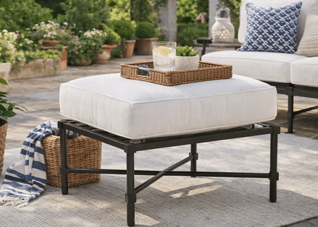 Lane Venture Langham Aluminum Ottoman