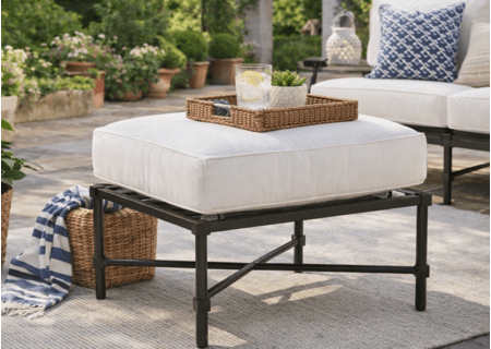 Lane Venture Langham Aluminum Ottoman