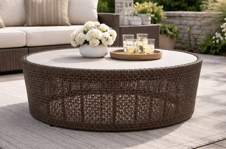 Lane Venture Lenox Hill 42" Round Cocktail Table