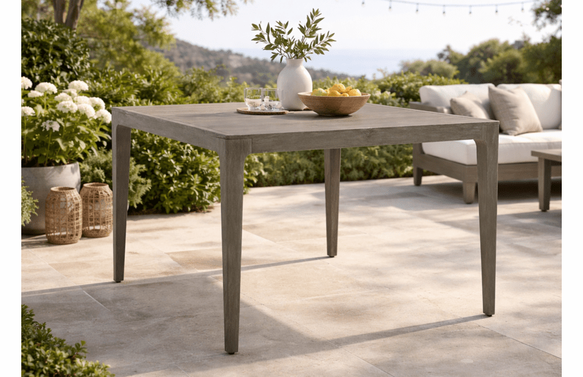 Lane Venture Lenox Hill Aluminum 44" Square Dining Table