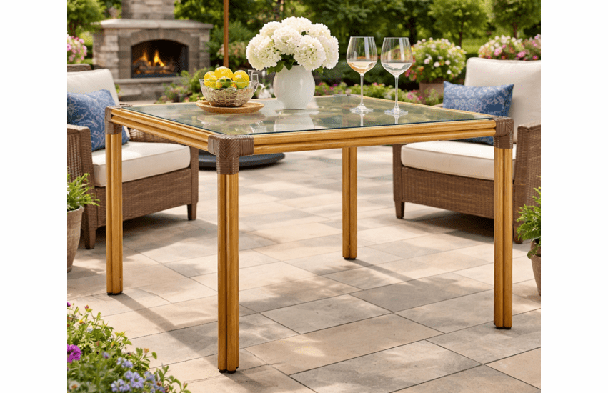 Lane Venture Mimi by Celerie Kemble 45" Square Dining Table