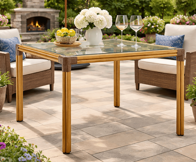 Lane Venture Mimi by Celerie Kemble 45" Square Dining Table