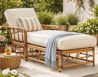 Lane Venture Mimi by Celerie Kemble Adjustable Morris Chaise