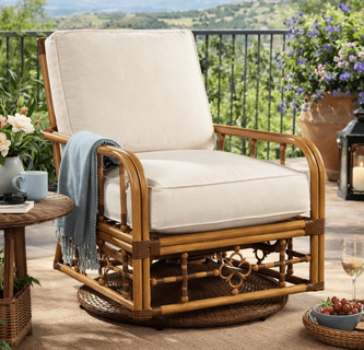 Lane Venture Mimi by Celerie Kemble Swivel Glider Lounge Chair