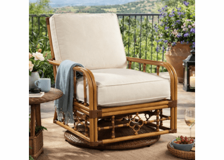 Lane Venture Mimi by Celerie Kemble Swivel Glider Lounge Chair