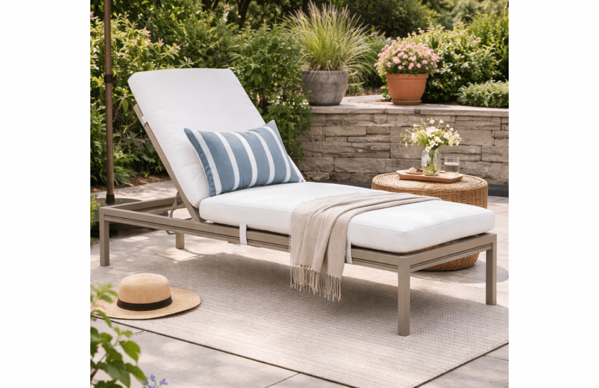 Lane Venture Montana Aluminum Adjustable Chaise Lounge