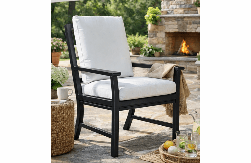 Lane Venture Montana Aluminum Dining Arm Chair
