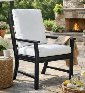 Lane Venture Montana Aluminum Dining Arm Chair