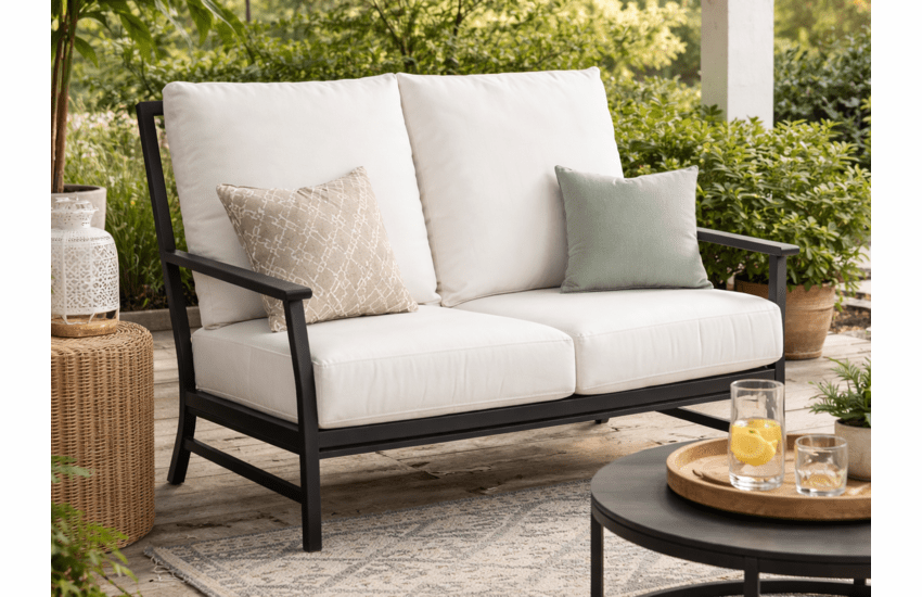 Lane Venture Montana Aluminum Loveseat