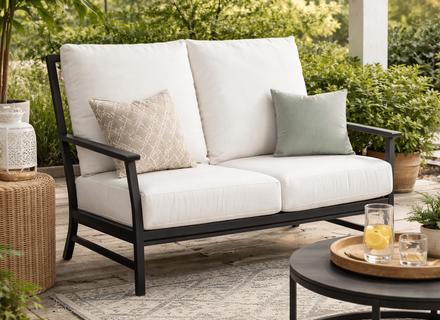 Lane Venture Montana Aluminum Loveseat