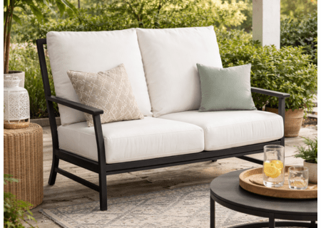 Lane Venture Montana Aluminum Loveseat