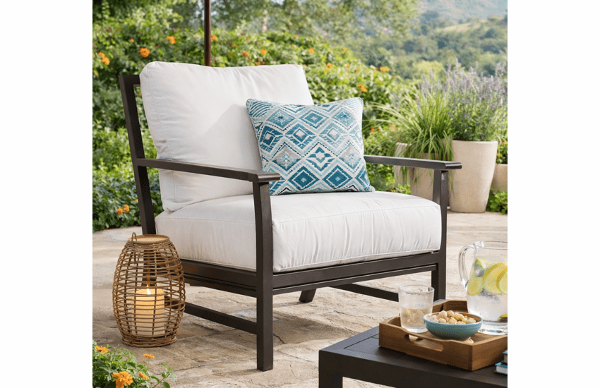 Lane Venture Montana Aluminum Modern Low Back Lounge Chair