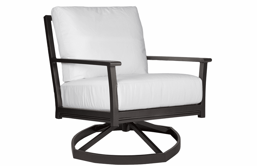 Lane Venture Montana Aluminum Modern Low Back Swivel Lounge Chair