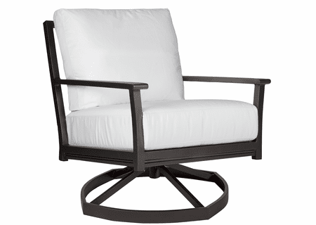 Lane Venture Montana Aluminum Modern Low Back Swivel Lounge Chair