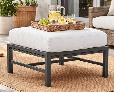 Lane Venture Montana Aluminum Ottoman