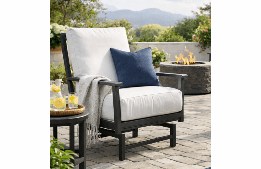 Lane Venture Montana Aluminum Spring Lounge Chair