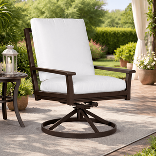 Lane Venture Montana Aluminum Swivel Dining Chair