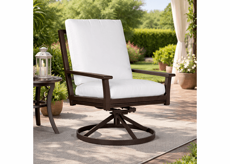 Lane Venture Montana Aluminum Swivel Dining Chair