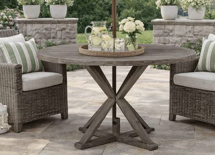 Lane Venture Mystic Harbor 48 Inch Round Dining Table