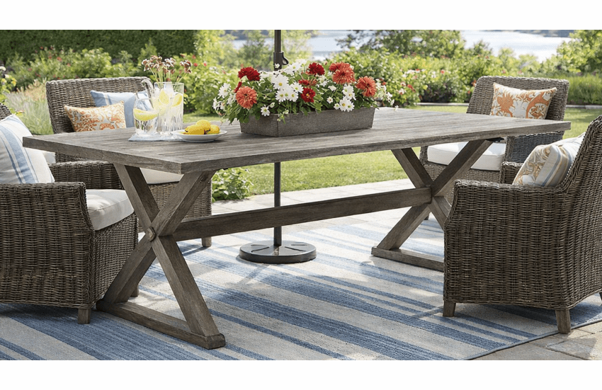 Lane Venture Mystic Harbor Rectangular Dining Table