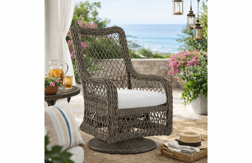 Lane Venture Mystic Harbor Swivel Dining Arm Chair