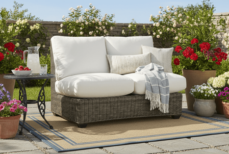 Lane Venture Oasis Armless Loveseat