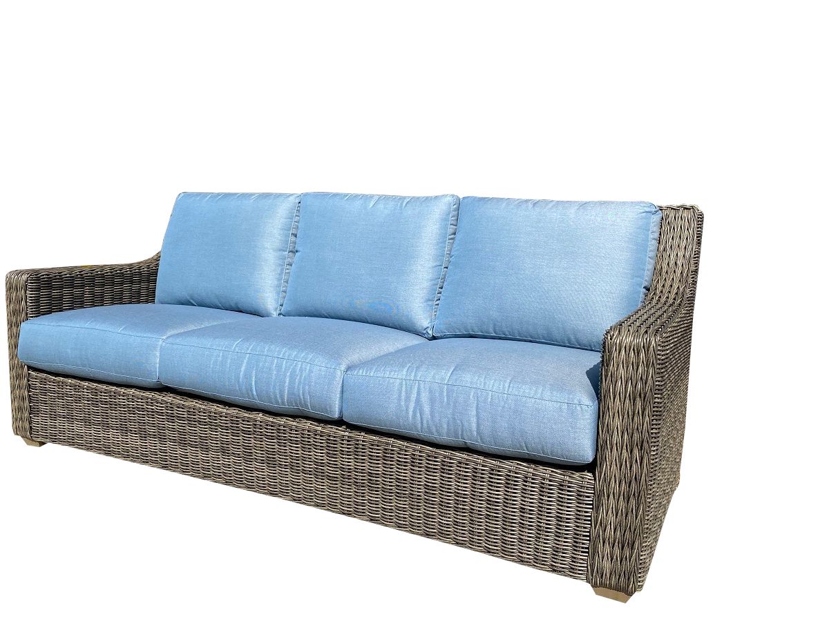 Lane venture Outdoor Wicker Sofa oasis collection vesper sapphire USE