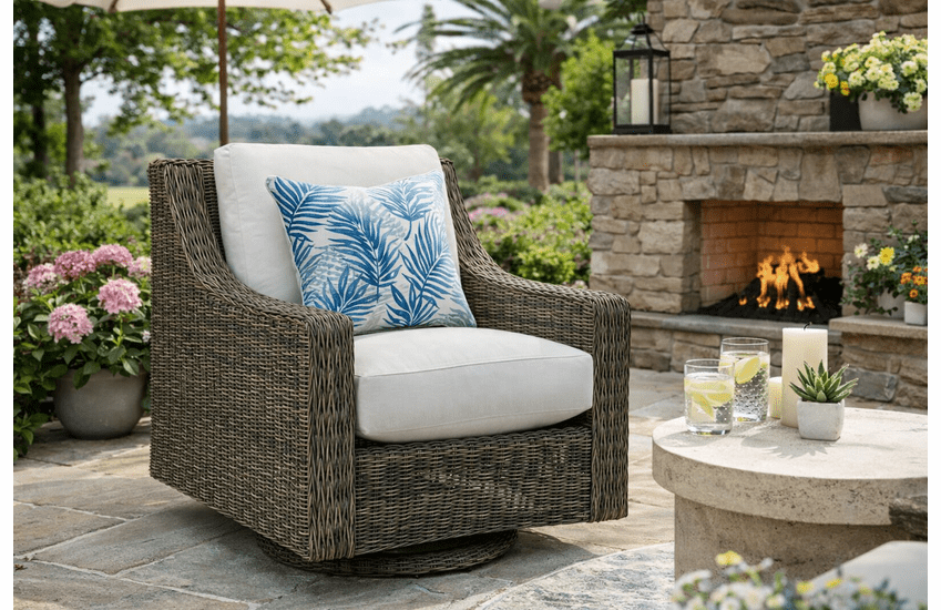Lane Venture Oasis Swivel Glider Lounge Chair