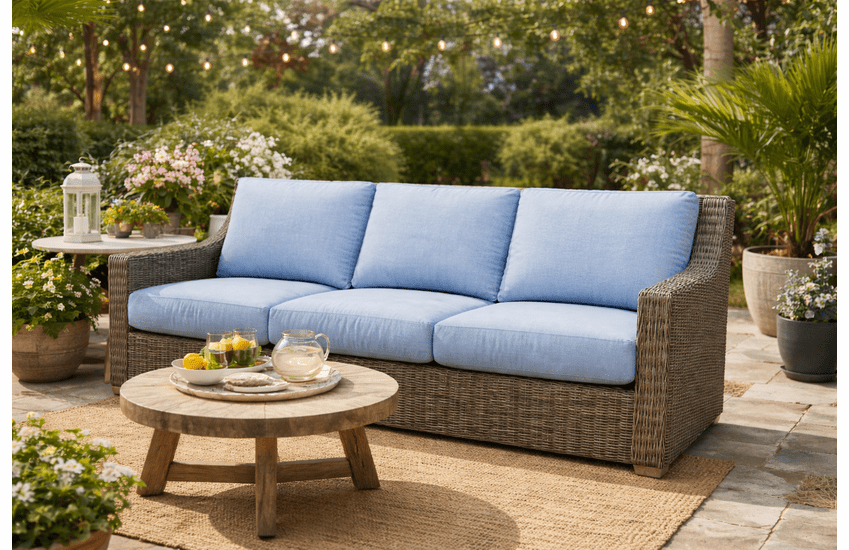 Lane Venture Outdoor Wicker Sofa - Use Code LV 50 for 50% off ($3200 after discount)