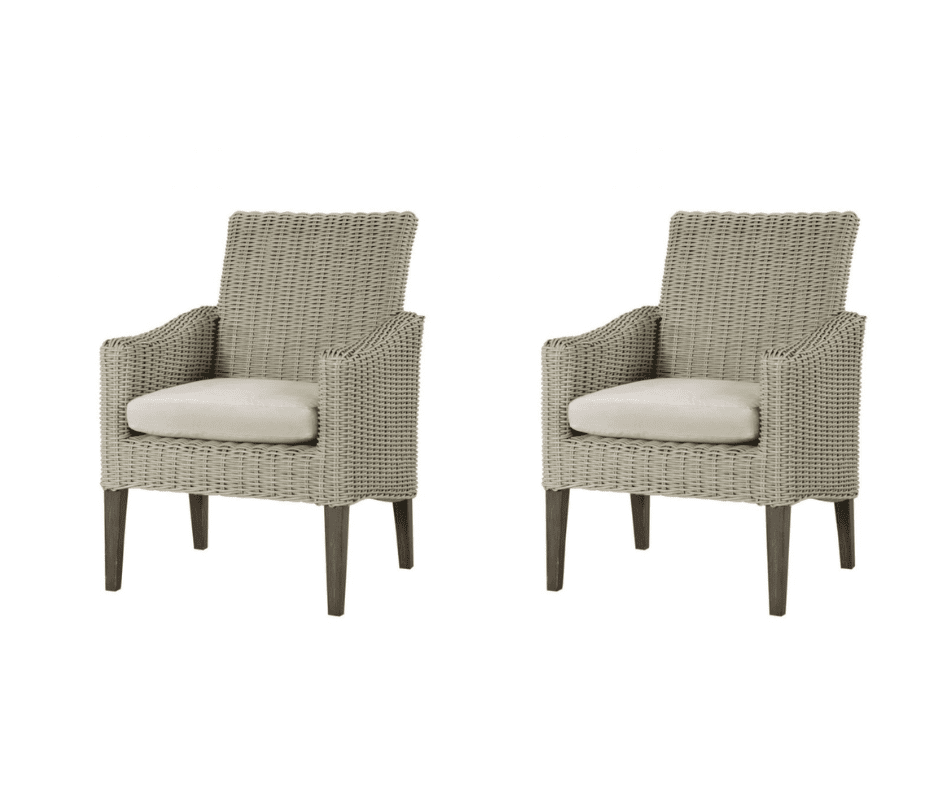 Lane Venture Requisite Dining Chair Set of 2 in Bone Finish USE COUPON