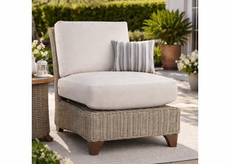 Lane Venture Requisite Wicker Armless Chair