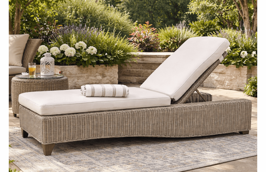 Lane Venture Requisite Wicker Chaise