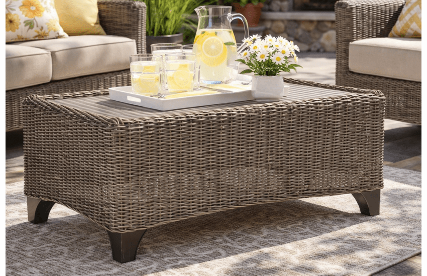 Lane Venture Requisite Wicker Coffee Table