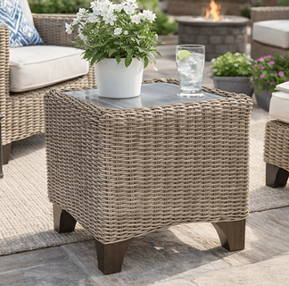 Lane Venture Requisite Wicker End Table