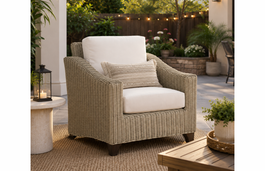 Lane Venture Requisite Wicker Lounge Chair