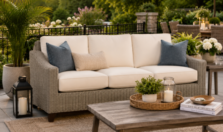 Lane Venture Requisite Wicker Sofa