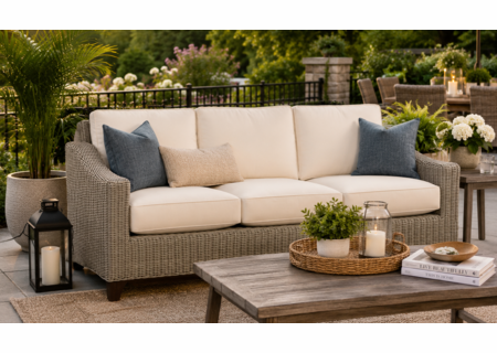 Lane Venture Requisite Wicker Sofa