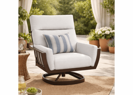 Lane Venture Smith Lake Aluminum Luxe Swivel Rocker