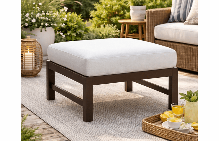 Lane Venture Smith Lake Aluminum Ottoman