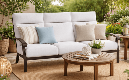 Lane Venture Smith Lake Aluminum Sofa