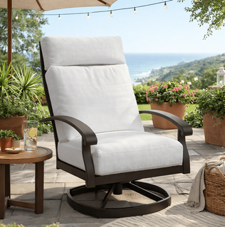 Lane Venture Smith Lake Aluminum Swivel Lounge Chair