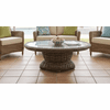 Lane Venture South Hampton Glass Top Oval Coffee Table available in both finishes 
