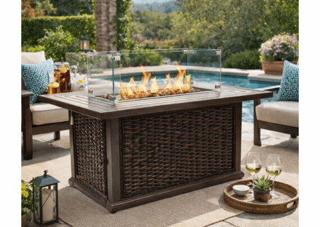 Lane Venture South Hampton Rectangular Firepit