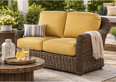 Lane Venture South Hampton Right Arm Facing Sectional Loveseat