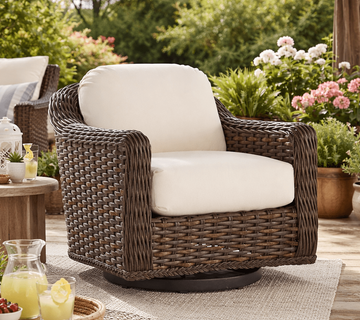 Lane Venture South Hampton Swivel Glider Sandalwood  finish only 