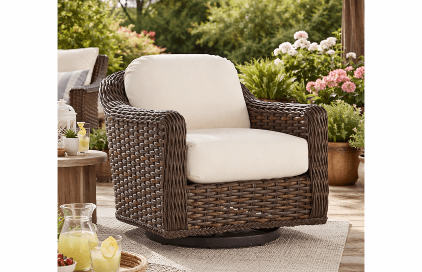 Lane Venture South Hampton Swivel Glider Sandalwood finish only