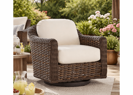 Lane Venture South Hampton Swivel Glider Sandalwood  finish only 